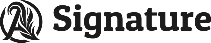 Signature logo design