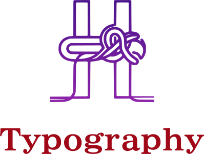 Typography logo design