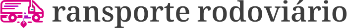 Transporte rodoviário logo design
