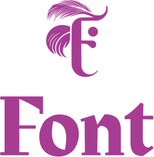 desain logo Font