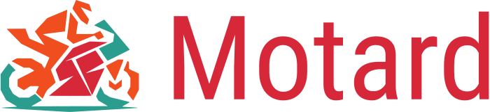 création de logo Motard