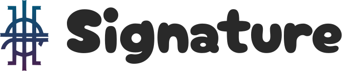 Signature logo design