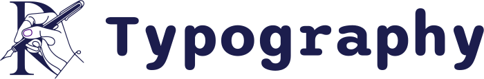 Typography logo design