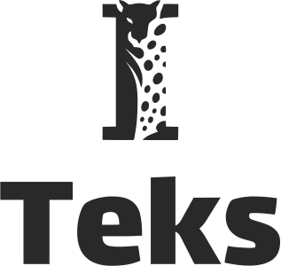 Teks logo design
