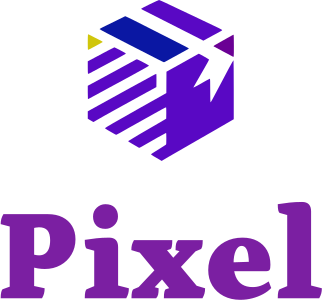 Pixel logo design