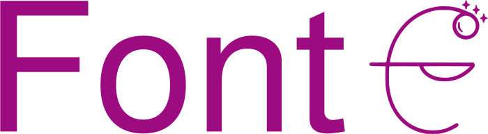 Fonte logo design
