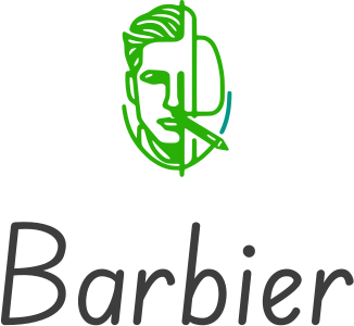Barbier logo design