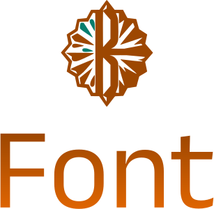 desain logo Font