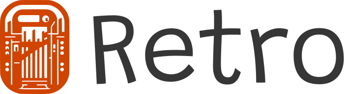 desain logo Retro