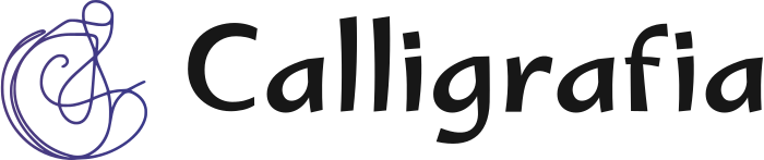 design del logo Calligrafia