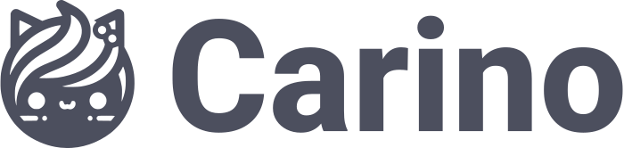 design del logo Carino