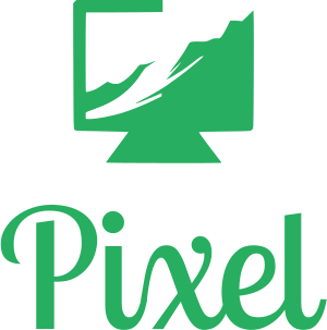 design del logo Pixel