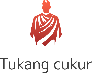 desain logo Tukang cukur