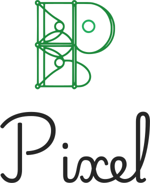 design del logo Pixel