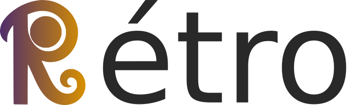 création de logo Rétro