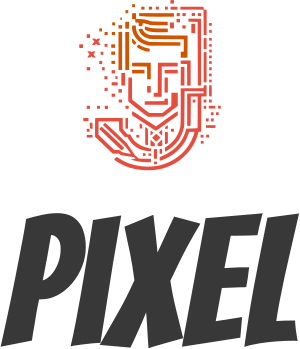 Pixel logo design