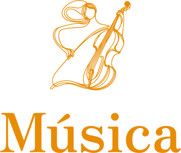 Música logo design
