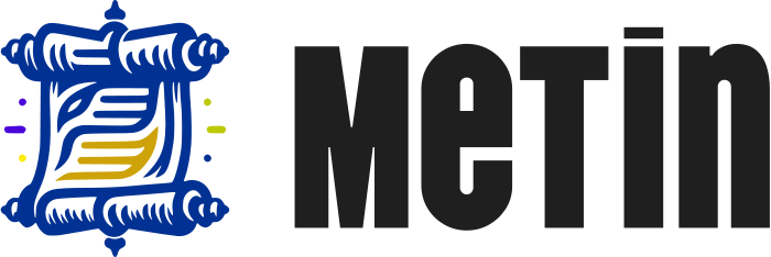 Metin logo design