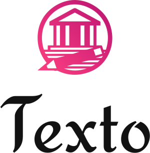 Texto logo design
