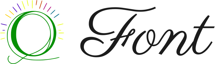 Font logo design