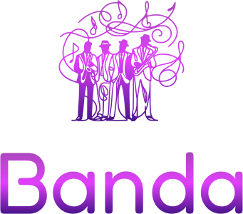 design de logotipo Banda
