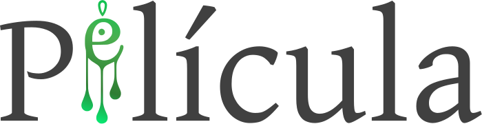 Película logo design