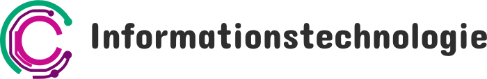 Informationstechnologie logo design