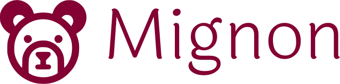 Mignon logo design