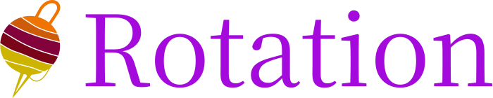 Rotation logo design