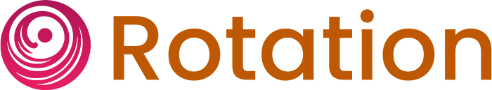 Rotation logo design