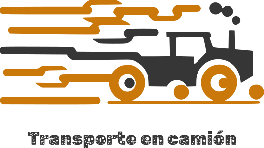 diseño de logotipo Transporte en camión