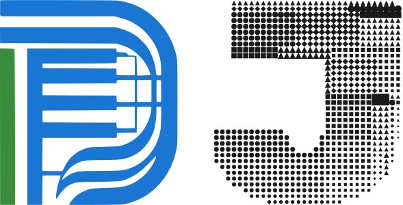 DJ 로고 디자인