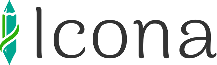 design del logo Icona