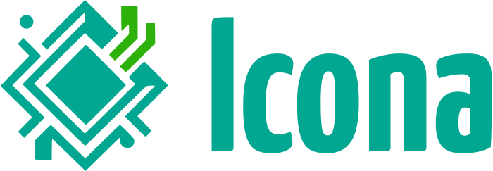design del logo Icona