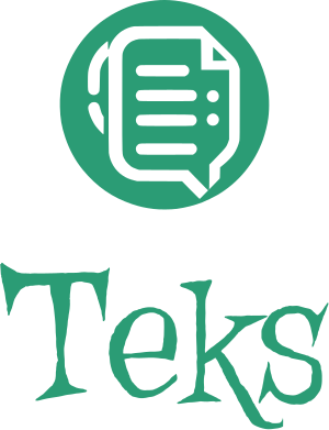 desain logo Teks