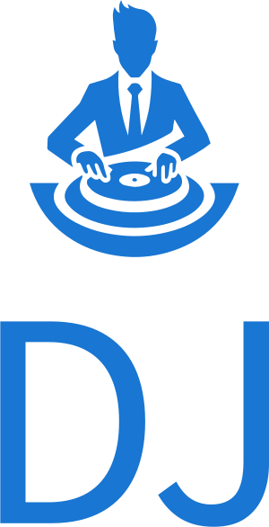 design del logo DJ