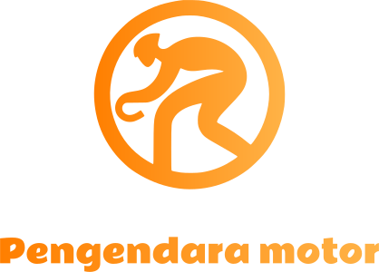 Pengendara motor logo design