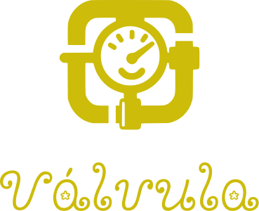 Válvula logo design