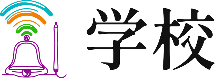 学校 logo design