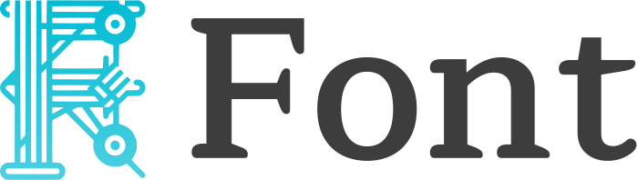 Font logo design
