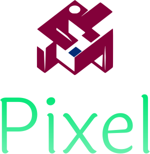 Pixel logo design