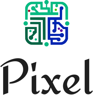 Pixel logo design