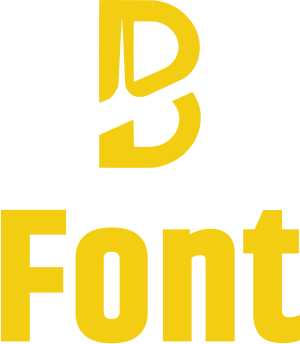 Font logo design