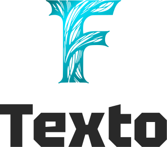 Texto logo design