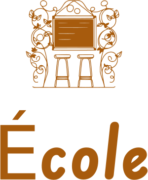 École logo design