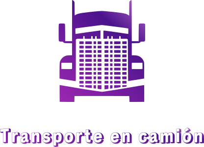 diseño de logotipo Transporte en camión