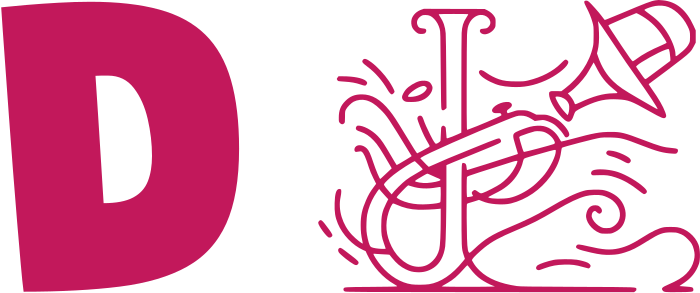 diseño de logotipo DJ