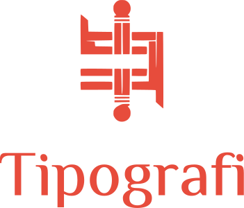 desain logo Tipografi