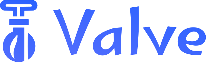 Valve logo design