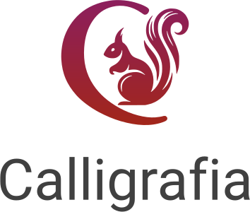 design del logo Calligrafia